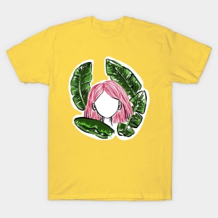 The Girl Living in the Leaves T-Shirt